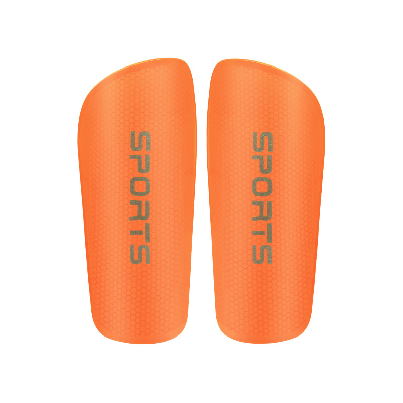 Protector de pierna de fútbol de panal transfronterizo, inserto fijo engrosado, transpirable, inserto de rodilla para correr, espinillas para hombres