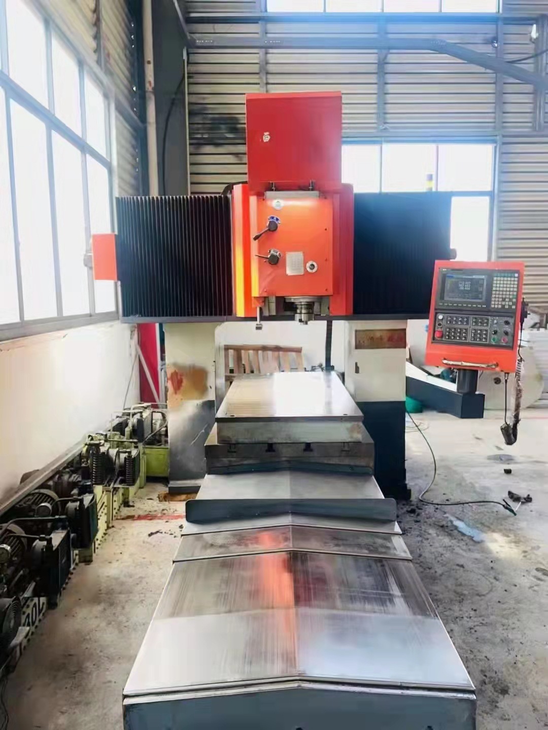 出售宁波恒峰HF-KJLX1409数控龙门铣床二手新代系统数控龙门