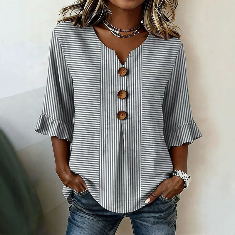 2026 Cross-Border Foreign Trade Women's Lace Sleeve Shirt, Half-Sleeve, High-End Casual Loose Versatile Casual Shirt for Women 2026 Cross-Border Foreign Trade Women's Lace Sleeve Shirt, Half-Sleeve, High-End Casual Loose Versatile Casual Shirt for Women