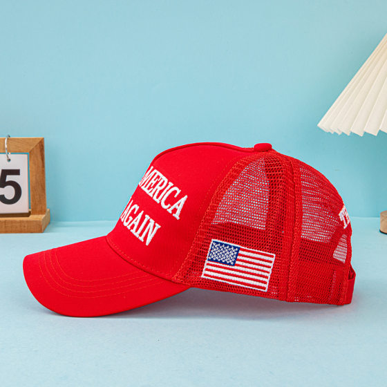 hat maga embroidered letters us election outdoor cap election cap 2024 baseball cap factory mesh