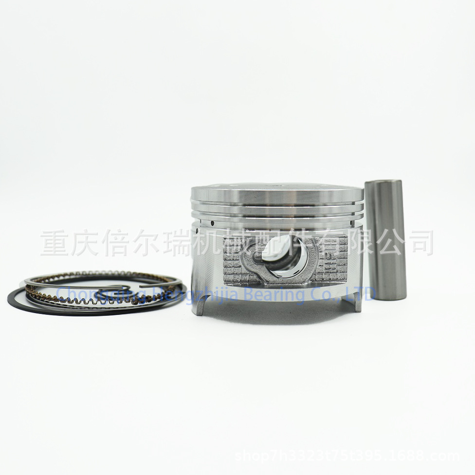 CG200 conjunto de pistón de motocicleta con pin de pistón de anillo de pistón