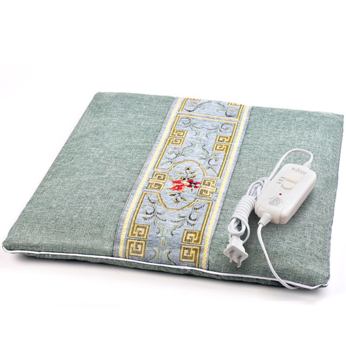Electrically heated moxa velvet moxibustion cushion for home use moxa grass pad hot compress moxa leaf blanket wholesale moxa velvet liner to warm buttocks office