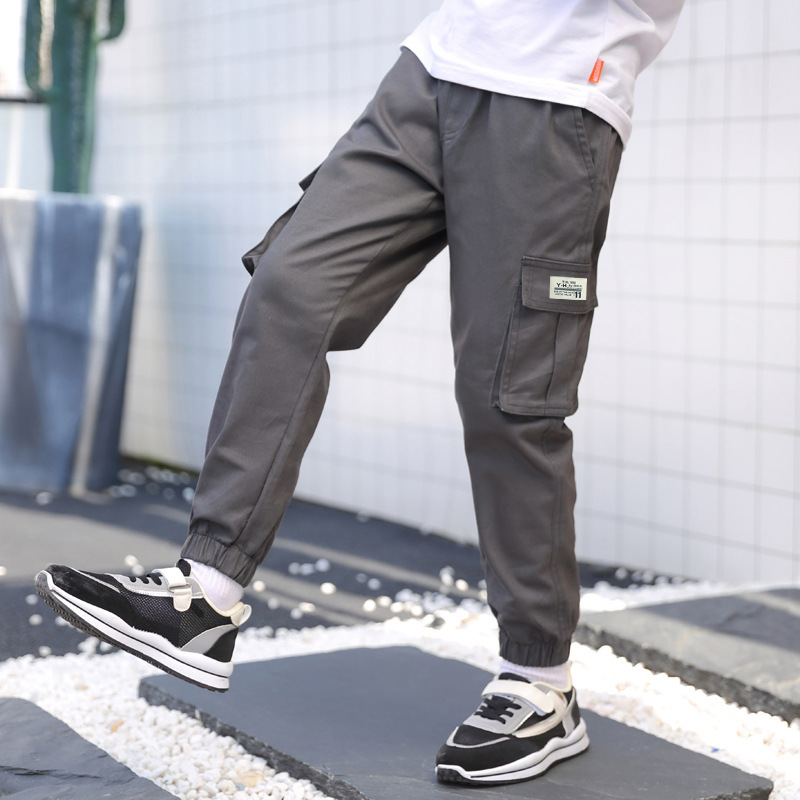 Pantalones de bolsillo retro al aire libre pantalones deportivos calientes pantalones largos japoneses sueltos