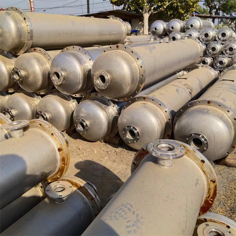 列管冷凝器304不锈钢滚筒式结晶冷却器管壳式工业蒸汽加热交换器