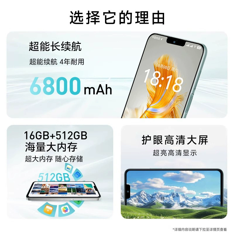 [Государственная субсидия 200 юаней] Новый подлинный смартфон M60Pro 5G, полностью подключенный к Китая / для HMS большого экрана