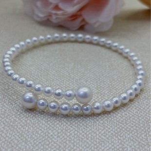 Aurora Freshwater Ak Pearl Bracelet with Adjustable Opening, Fashionable and High-End Gift Bracelet for Girlfriend