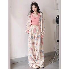 出去玩衣服套装大码300斤运动服套装女秋冬胖宽松休闲卫衣两件套