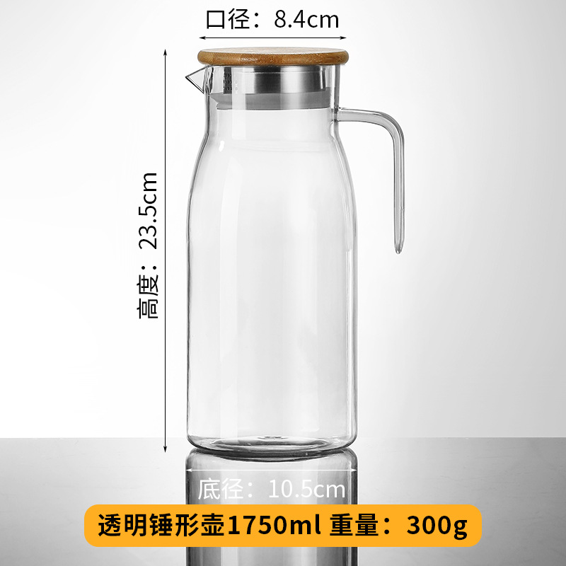 Olla de amarre acrílica, PC resistente a altas temperaturas, tetera fría, tetera gruesa, tetera fría especial para hotel, olla de jugo, almacenamiento de agua en el hogar image 61