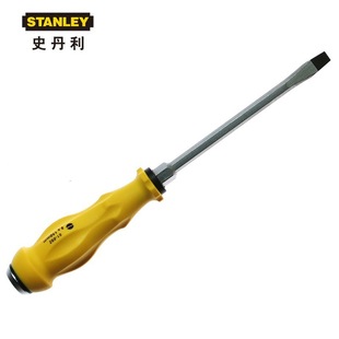 Stanley Flathead Screwdriver with Extended Handle, Impact Screwdriver, Through-Core Screwdriver Tool for Repair
