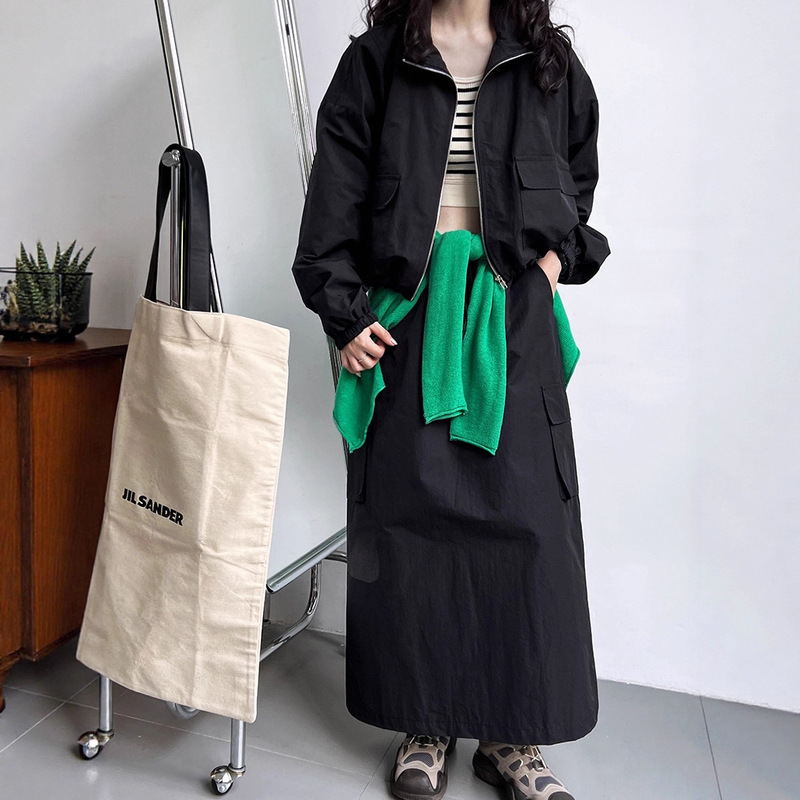 Work Casual Suit for Women 2025 New Autum Style with a Complete Set of Western-Style Salt Jacket and Skirt Two-Piece Set