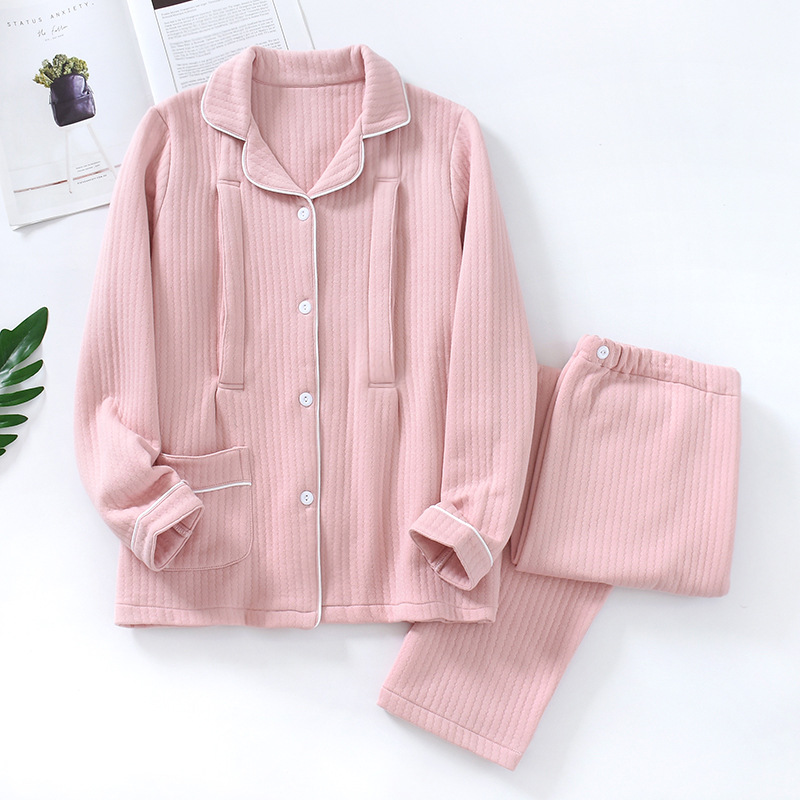 라펠-에어 코튼-솔리드 컬러-핑크