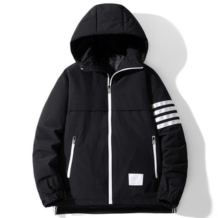 New Style Thickened Down Jacket Men's Winter Lightweight Warm White Duck Down Jacket Men's Instagram Popular Brand Loose Cold-proof Clothing