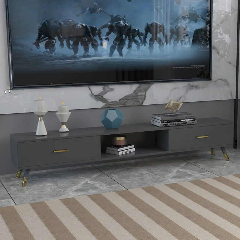 나무 TV 캐비닛: 200 아이언 그레이