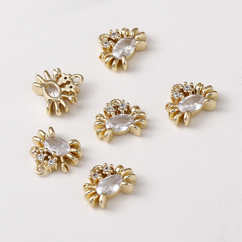 1g Weight Pendant Jewelry Making Type 10.5*11.6mm, 3.5*5mm, 8*7.3mm Jewelry Making Size 14K Gold Plated Plating Material Zircon Inlay Material Pendant Classification 1 Piece Quantity Copper Material Octopus, Fish Tail, Whale Pattern All Seasons Season Plating Design Retro, Classic Style Style 1 Piece 10.5*11.6mm 3.5*5mm 8*7.3mm Copper Zircon 14K Gold Plated Octopus Fish Tail Whale Pendant 16