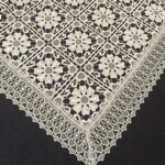 欧式布艺桌布台布 灰色茶几布 蕾丝圆布椅垫套装可定