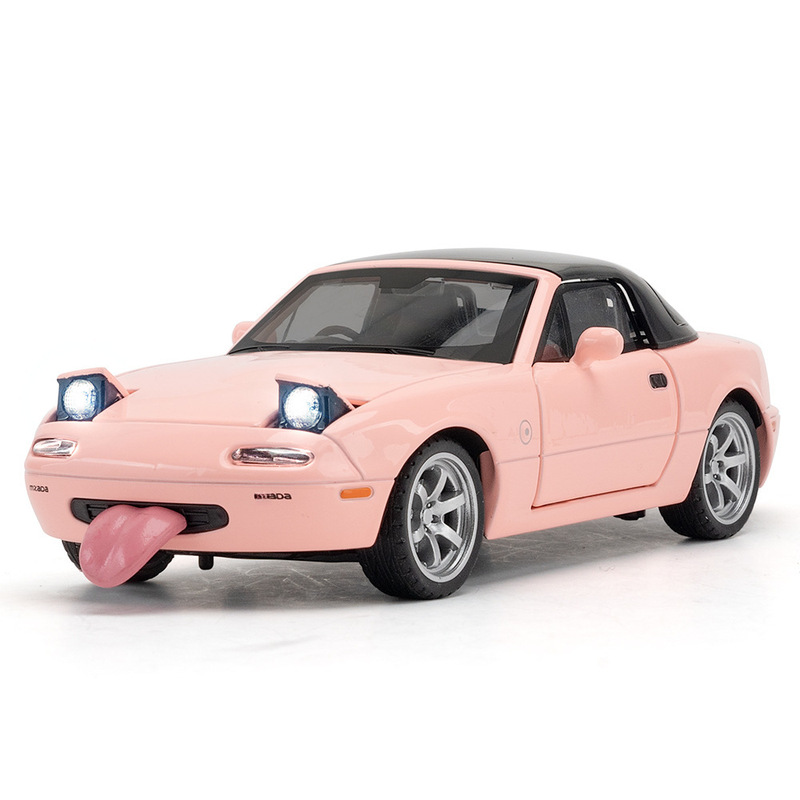(Boxed) Simulation 1:32 Mazda Mx-5 Alloy Sports Car Model Ornaments Kidsren's Metal Toys