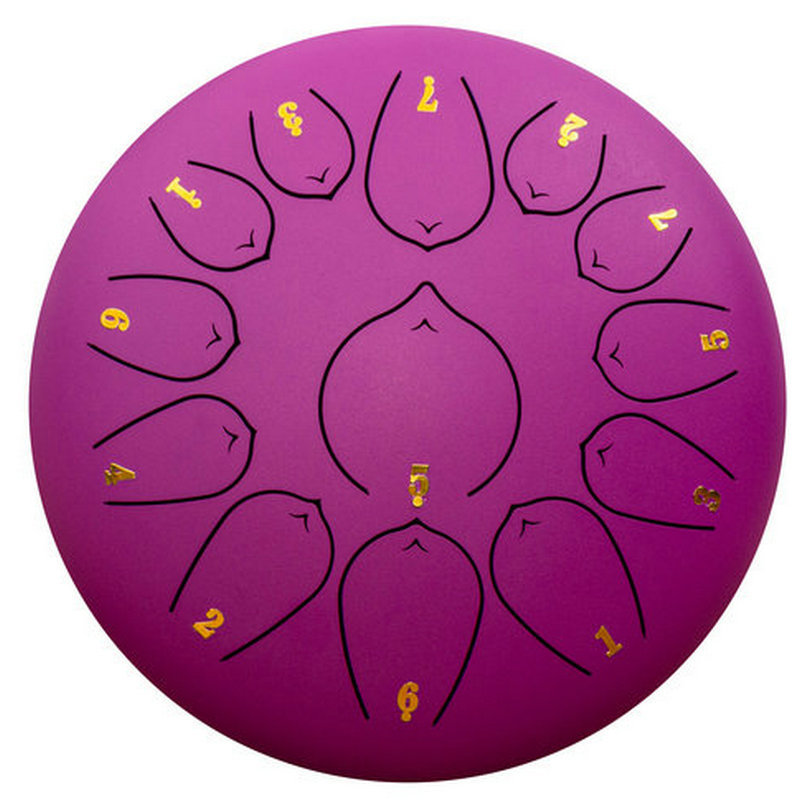 Comercio exterior transfronterizo tambor etéreo 6 / 8 / 10 / 12 pulgadas 15 tonos tambor de niños olvidar tambor de preocupación tambor de disco adulto tambor etéreo