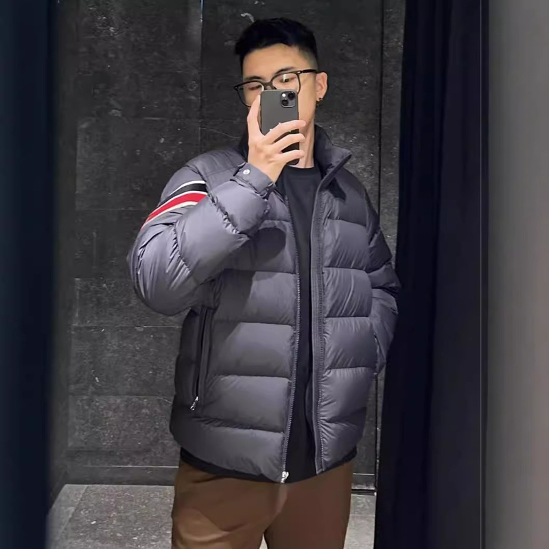 "Poison in stock" Correct Edition M 24FW Men's Three-Color Trim Short Down Jacket Down Jacket