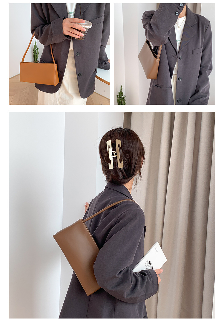 Nuovo handb minimalista con una texture unica. Monospalla versatile sotto le ascelle per le donne e quadrato Instram di alta qualità_voghion.com