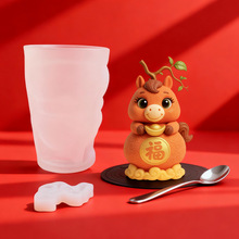 三信 马年慕斯硅胶模具创意卡通中式蛋糕奶冻食品级烘焙模具