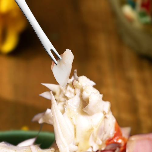 304 stainless steel crab needle dual-purpose household crab meat needle, seafood needle, crab spoon, crab fork, crab eating tool