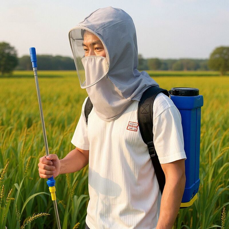 Upgraded Version of the Pesticide Protection Mask, Full-Face Transparent High-Definition Headgear, Anti-Dust and Anti-Spray, Specially Designed for Summer, Breathable Upgraded Version of the Pesticide Protection Mask, Full-Face Transparent High-Definition Headgear, Anti-Dust and Anti-Spray, Specially Designed for Summer, Breathable
