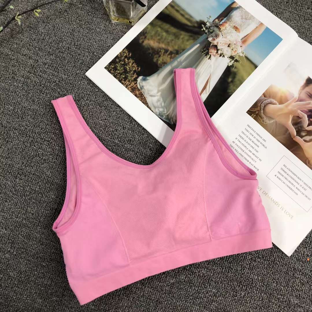 Nueva inconsútil alto elástico belleza de alta calidad las mujeres chaleco inalámbrico yoga sujetador ropa interior deportiva al por mayor