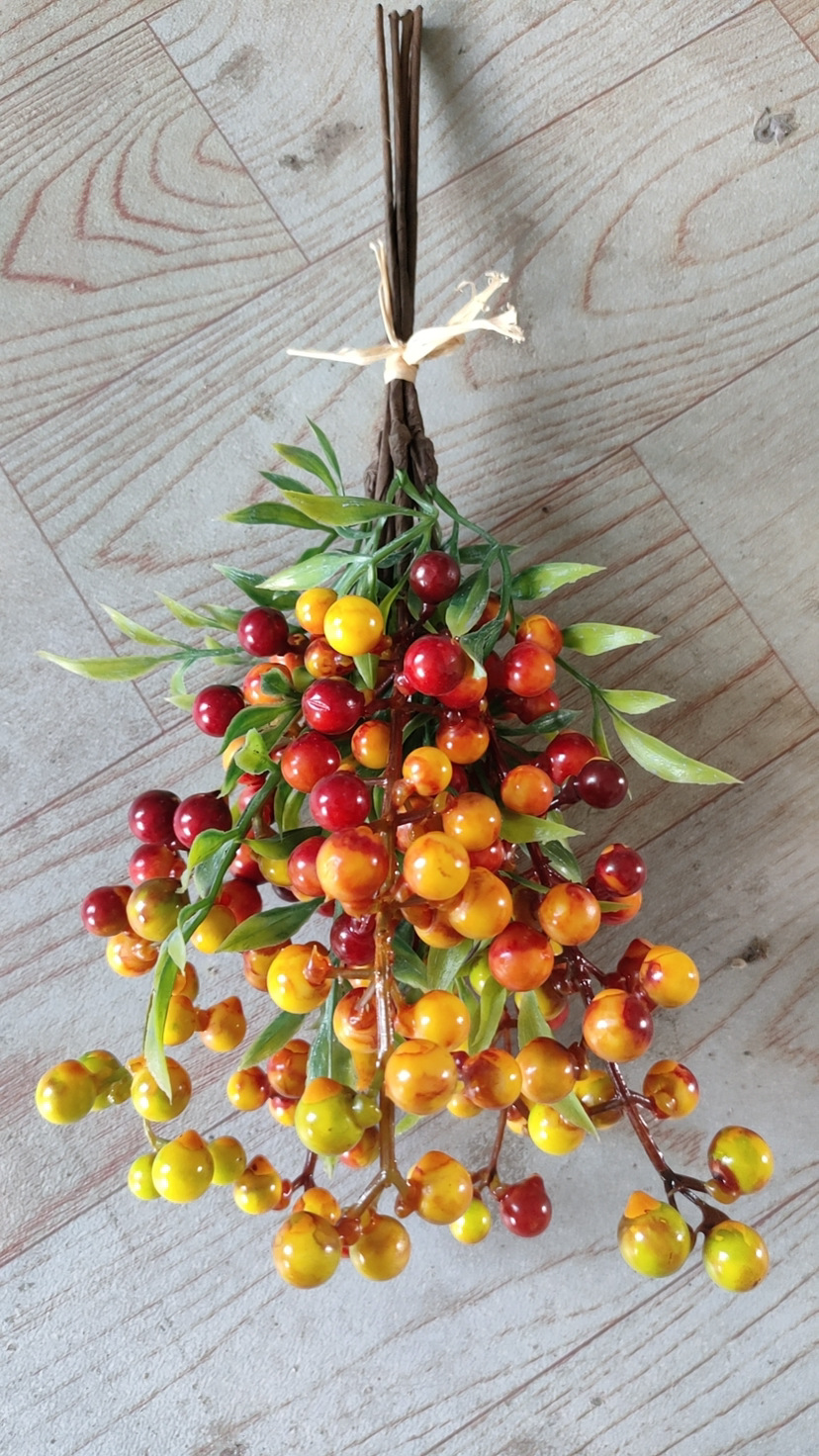 En stock suministro de alto grado de espuma de flores falsas fruta Lovesick Bean Home Design coincidencia arreglo floral Comercio exterior simulación de frutas al por mayor