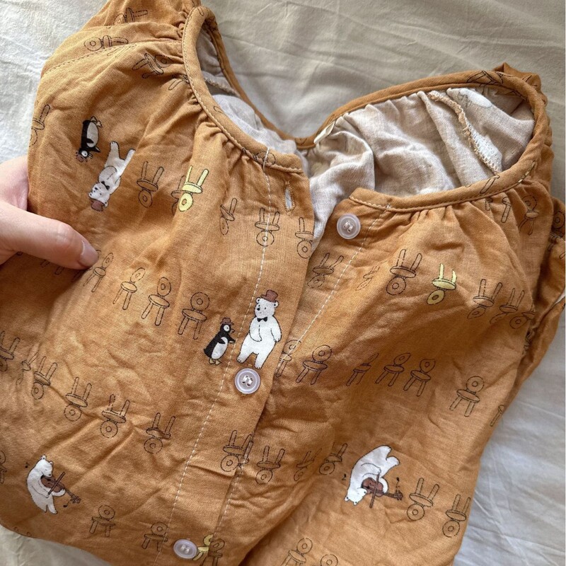 Ins South Korea cotton double-layer yarn cotton pajamas aerobic breathable home clothing casual suit can be worn wholesale