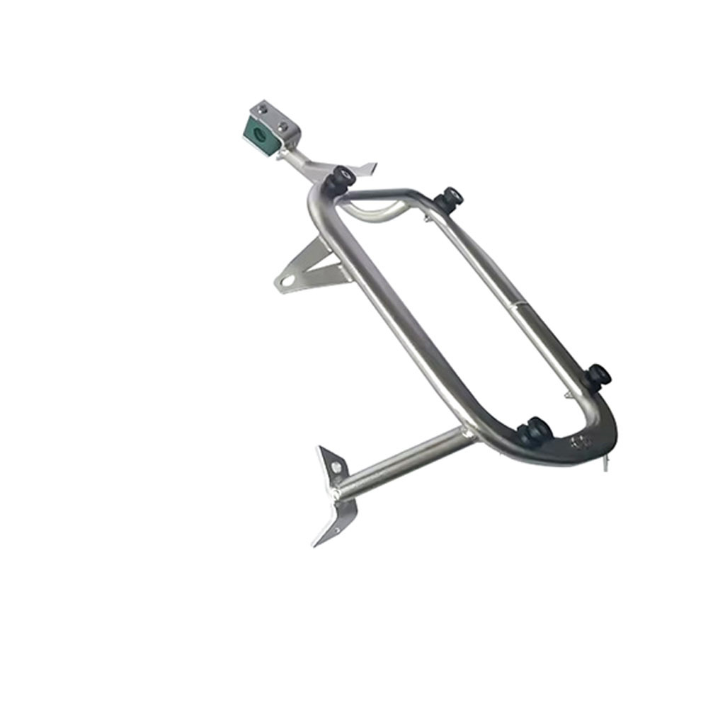 Aplicable a BMW 700GS / F800 soporte de caja lateral de escape izquierdo montaje no destructivo soporte de caja lateral de acero inoxidable