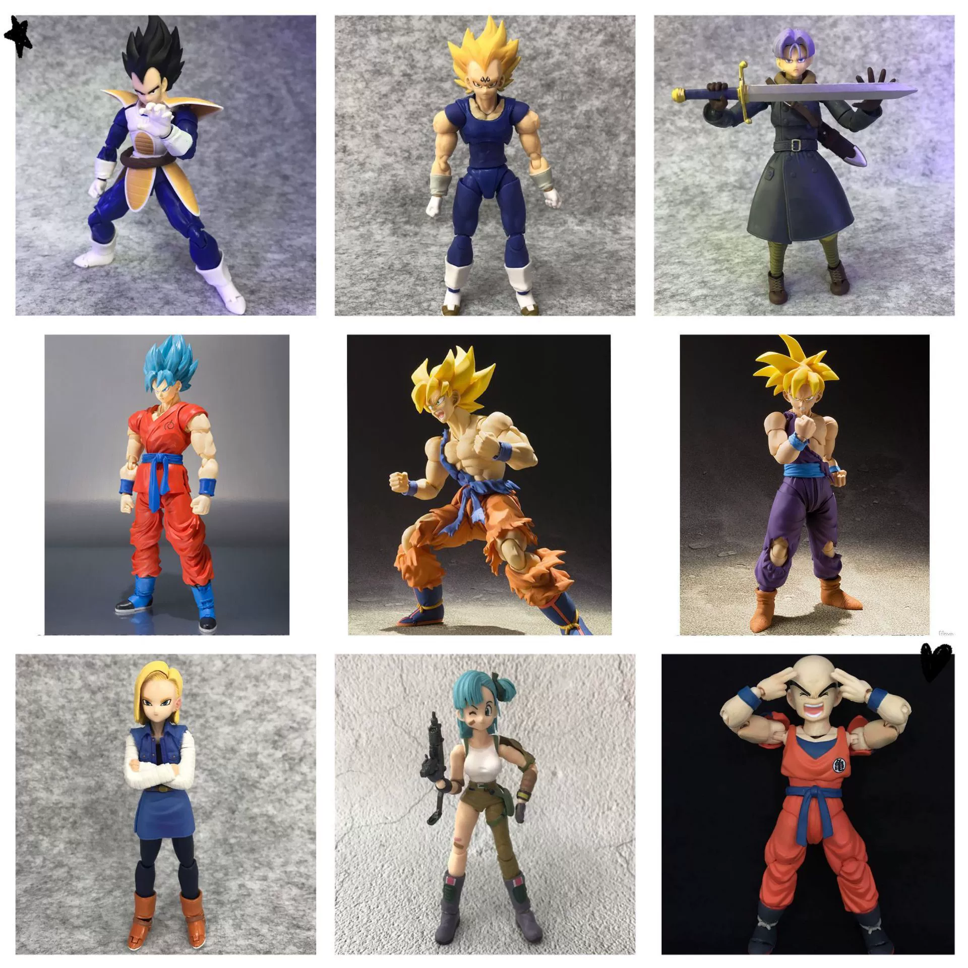 Dragon Ball SHF: Гоку, Вегета, Пхантадахкс, Гохана — коллекционные модели для декора