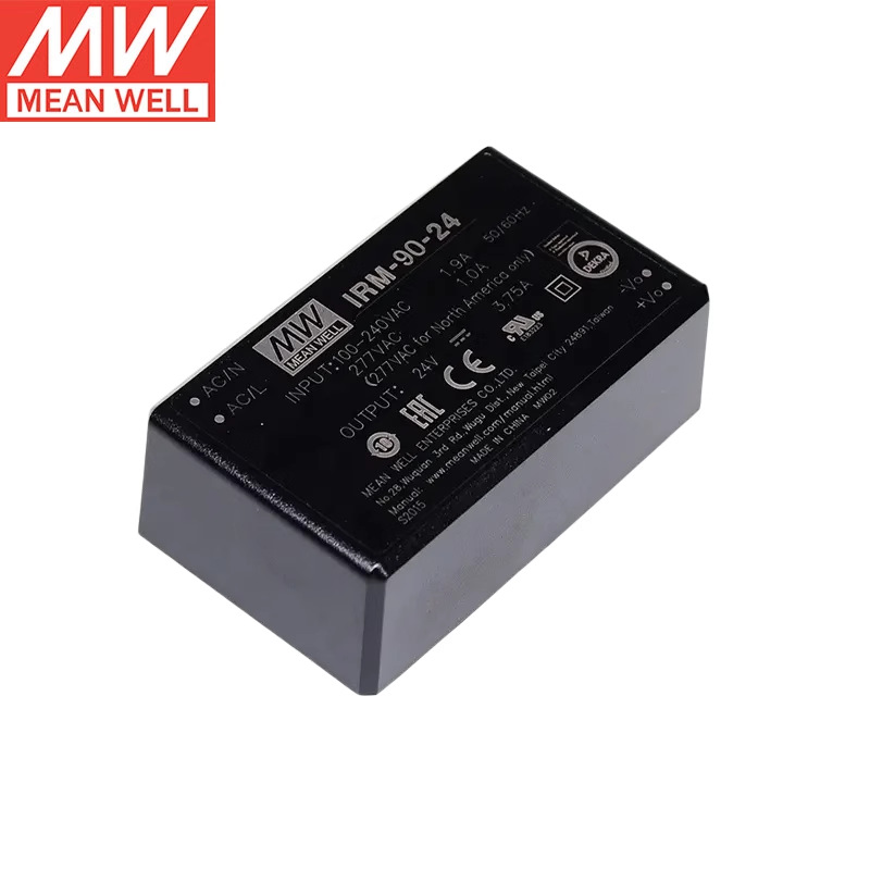 台湾明纬 IRM-90-48ST 绿色PCB型电源模块90W 48V螺丝接线端子型