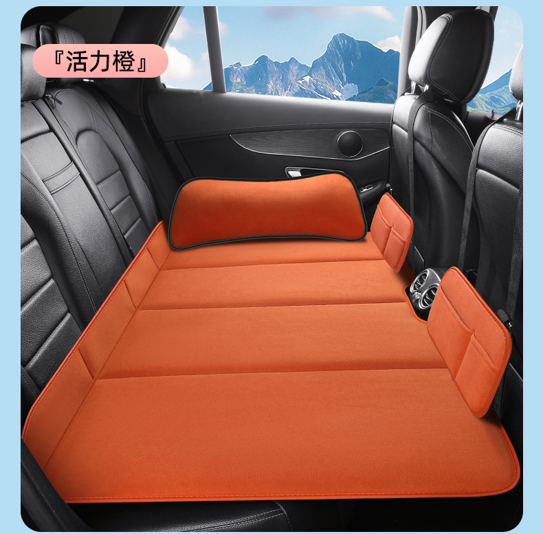 Factory direct sales of car mattresses, customizable car rear seat cushions, chenille car air beds, essential for self-driving trips