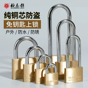 梅花 BC07 All -copper Lock Outdoor Водонепроницаемый водонепроницаемый висящий фиксирующий электрический замки железной дорогой железной дорогой шокинг блокировки блокировки Лонг Liang