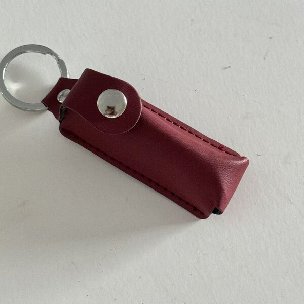 PU leather USB USB flash drive case single capacity gadget bag drive…
