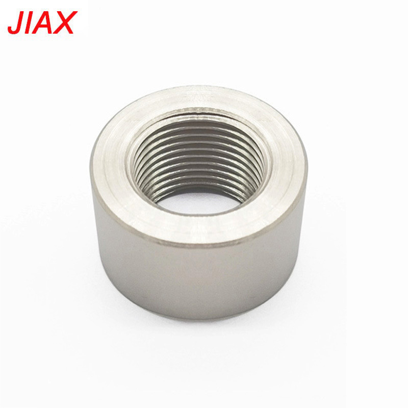 Tuerca de soldadura de tubo de escape de automóvil modificada M18X1.5 diámetro exterior de hierro 28mm sujetador tuerca de bloqueo anti-aflojamiento