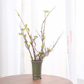 好石寨枯树枝仿真花 新中式家具装饰室内干花藤条 禅意造景迎客松