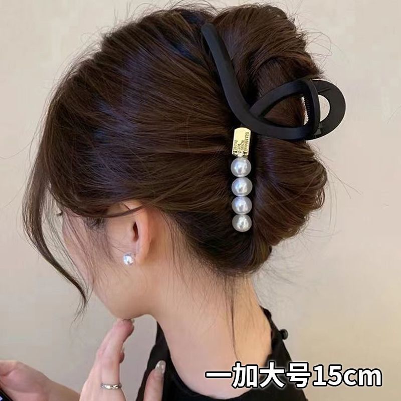 女性用ヘアピン、高級感のある韓国東大門と同じスタイルのヘアピン、後頭部のシャーククリップ、女性用ヘアアクセサリー|undefined