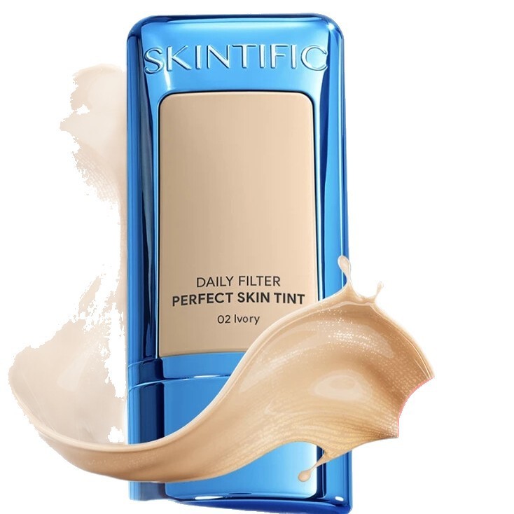 SKINTIFIC粉底液保湿霜 Tinted Moisturizer locks in flawless|undefined