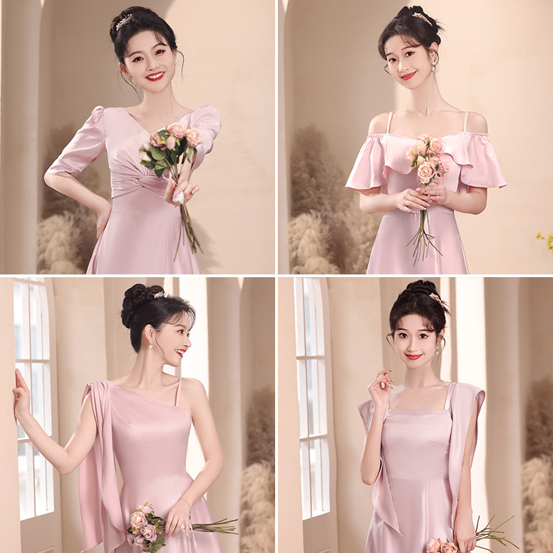 Fuchsia bridesmaid dress