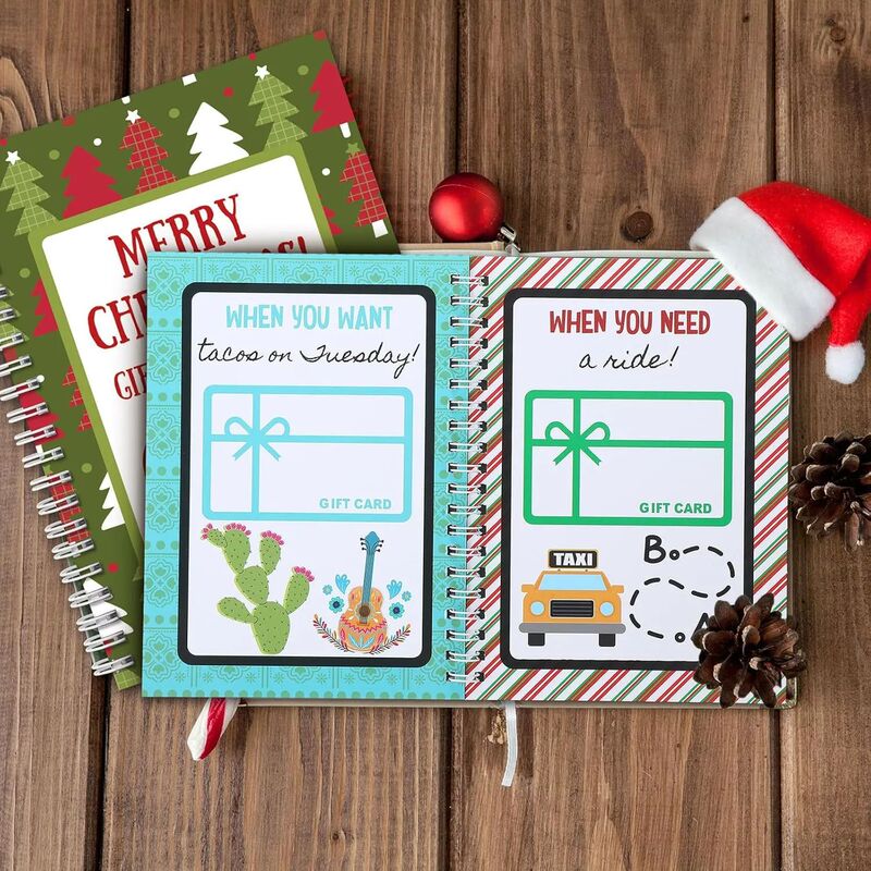 MERRY CHRISTMAS! GIFT CARD BOOK Hardcover & Durability Line|undefined
