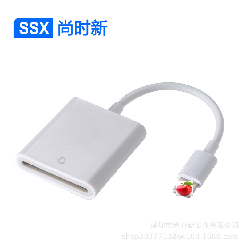 For Apple Mobile Phone lightning Adapter TF SD 2-in -1 Card Reader type OTG