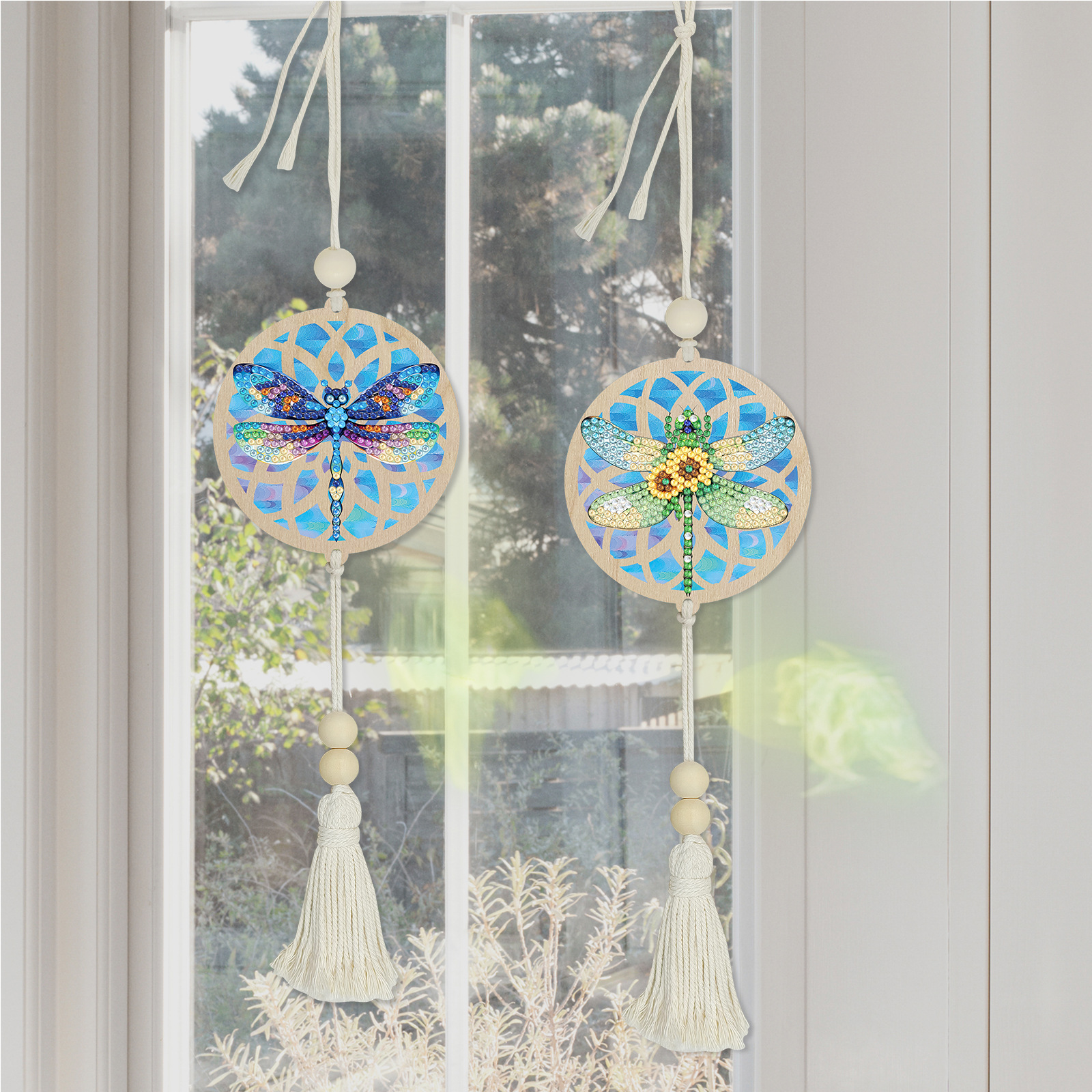 Pintura de diamantes perimetral decoración de pared de dos piezas juegos de restaurantes nórdicos en la puerta de la pared colgante decoración al por mayor