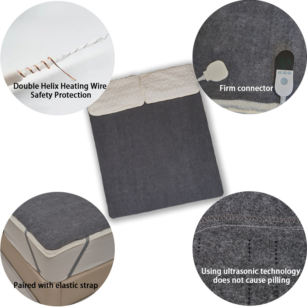 Coperta riscaldante elettrica standard 220V UE 110V Giappone USA AU Materasso caldo_voghion.com