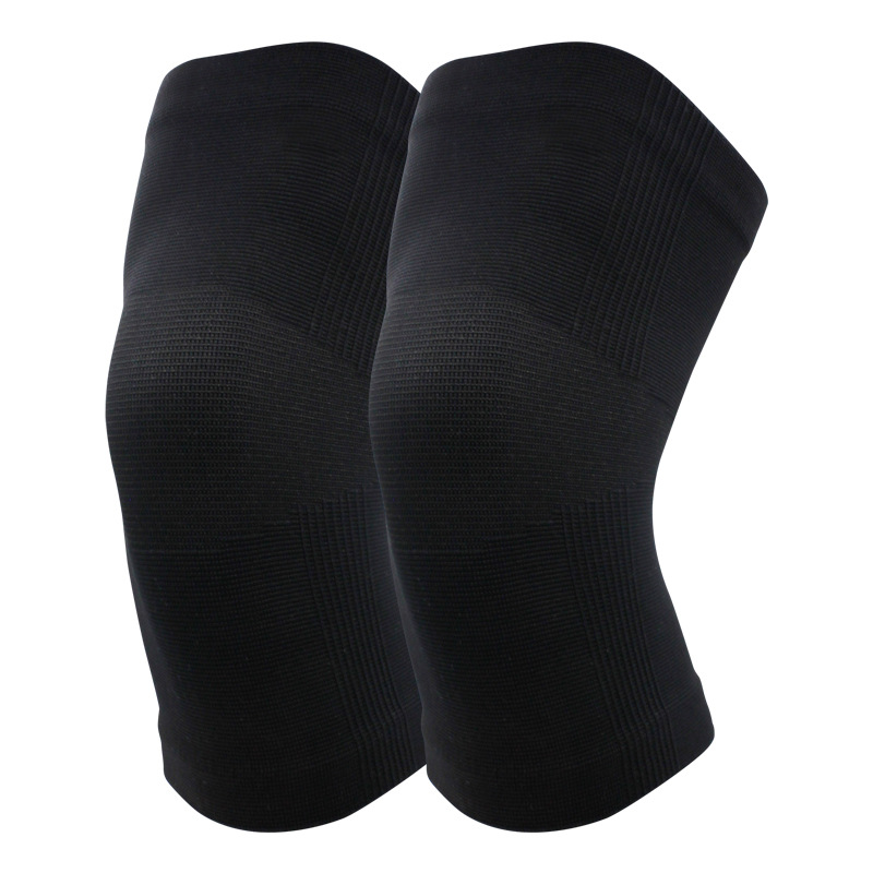 Deportes y fitness levantamiento de pesas de doble capa espesa nylon sentadilla presión bondage rodilla protector de entrenamiento de fuerza al aire libre