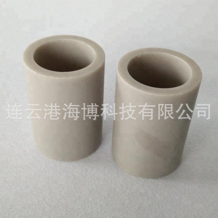 高导热 绝缘氮化铝陶瓷管、棒、坩埚