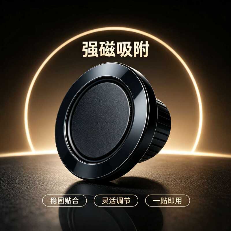 Desktop and floor-standing lazy car phone holder with magnetic head, MagSafe, strong magnet, universal 17mm ball head Desktop and floor-standing lazy car phone holder with magnetic head, MagSafe, strong magnet, universal 17mm ball head