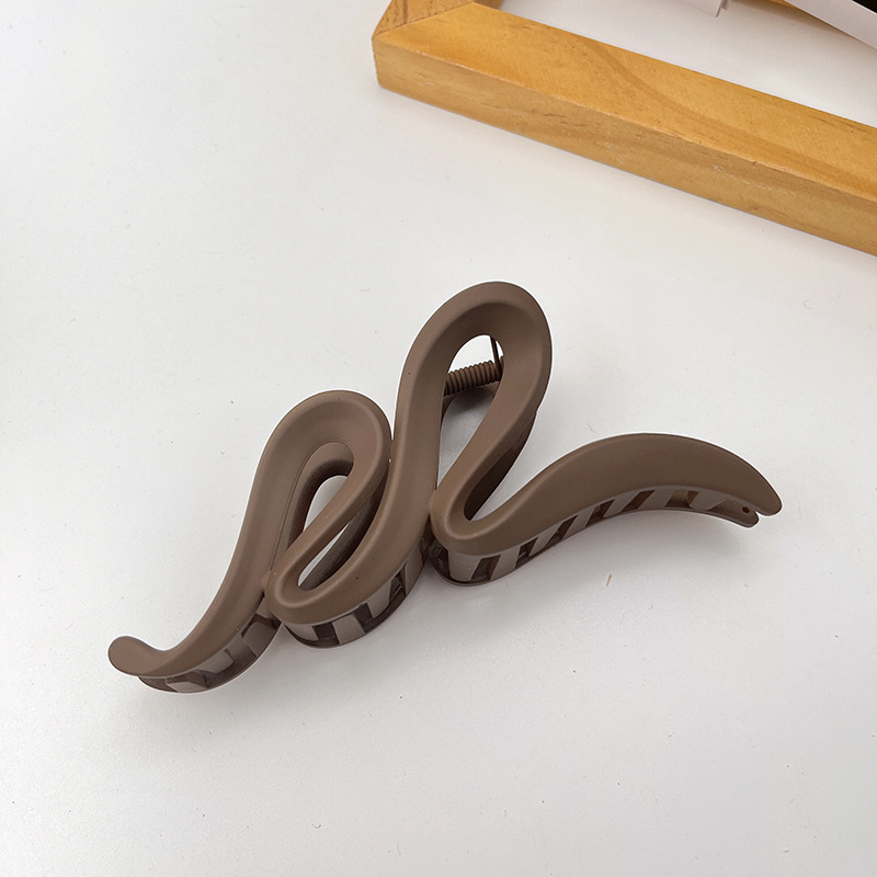 Accesorios para el cabello coreanos Clip de sensación premium de verano Clip de tiburón en la parte posterior de la cabeza