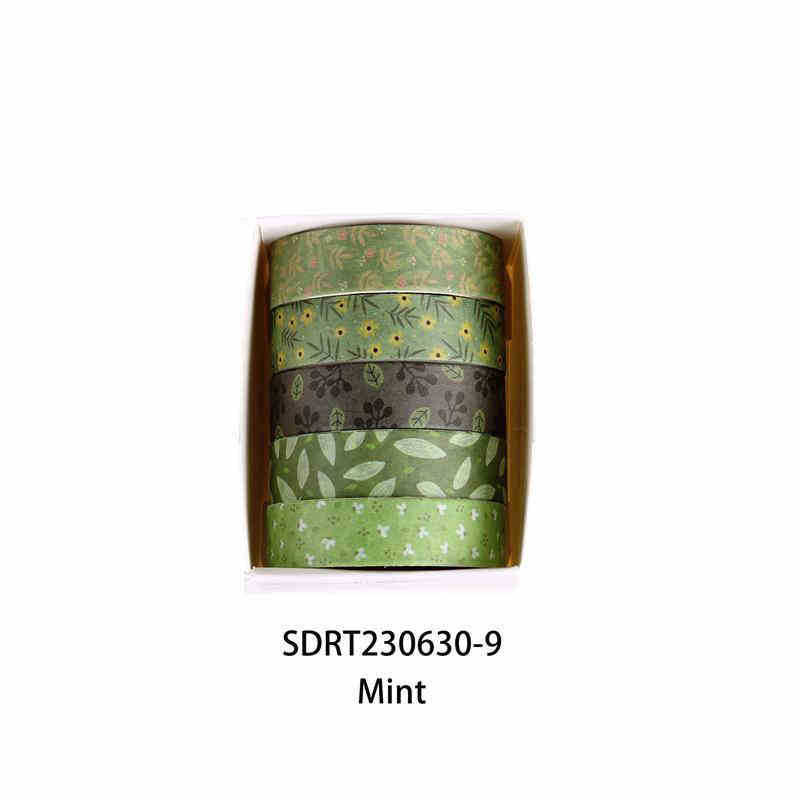 Retro sistema de madera y cinta de papel en caja de alto valor de otoño pensamiento en la decoración de diarios pegatinas