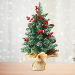 クリスマス装飾ミニ小型45cm-60cmクリスマスツリー置物家庭用デスクトップショーウインドーシーン配置